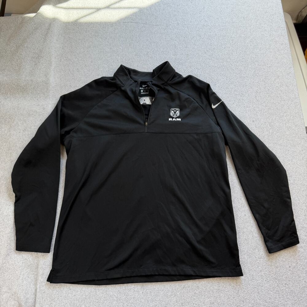 Nike Dodge Ram Dri-Fit 1/4 Zip Pullover Mens XL Performance Truck Embroidery